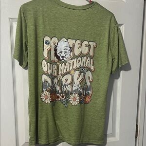 Green Graphic Tee - Protect Our National Parks